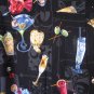 Paradise Found Men's Hawaiian Cocktail Print Button Down Shirt Sz L Pre-Owned