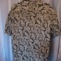 Woolrich Men's Green/Tan Button Down Hawaiian Shirt Sz 2X Pre-Owned USA