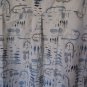 Columbia Men's Off White/Blue Fish Hooks Button Down Cotton Shirt Sz XL PreOwned