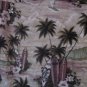 Winnie Fashions Men's Hawaiian/Surf Boards Button Down Rayon Shirt Sz L PreOwned