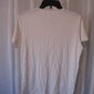 White Stag Women's White Pullover Short Sleeve Shirt Sz 12/14 Pre-Owned