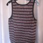 Kaun Men's Ships Wheel & Anchors Navy Blue/Red/White Tank Top Shirt Sz M Pre-Own