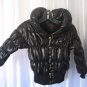 Yoki Sport Girl's Black Solid Snap Front Puffy Jacket Sz 6X 100% Polyester NWWT