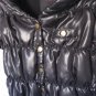 Yoki Sport Girl's Black Solid Snap Front Puffy Jacket Sz 6X 100% Polyester NWWT