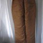 Lee Faux Suede Light Brown Boot Cut Pants Sz 10 Pre-Owned 100% Polyester