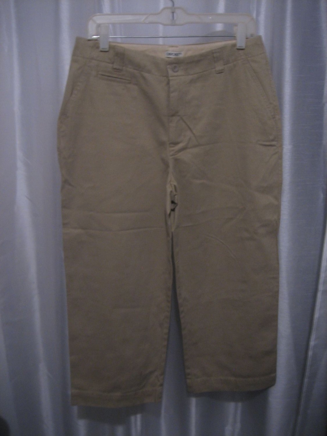Cherokee Women's Tan 100% Cotton Capri/Cropped Pants SZ 10 Pre-Owned