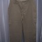 Cherokee Women's Tan 100% Cotton Capri/Cropped Pants SZ 10 Pre-Owned