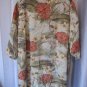 Authentic Big Dogs Men's Green&Cream Hawaiian Button Down Shirt Sz XL Pre-Owned