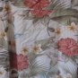 Authentic Big Dogs Men's Green&Cream Hawaiian Button Down Shirt Sz XL Pre-Owned