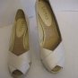 Lauren Ralph Lauren Cecilia-ES-CSL Women's Ivory Wedge Heel Shoe Sz 7 1/2B NWNB