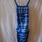 Speedo Powerflex Eco Blue Junior Size One Piece Swim/Bathing Suit Sz 30 NWWT