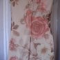 Windsor Junior Size Brown/Pink Floral Sleeveless Dress Sz M NWNT 100% Polyester