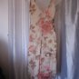 Windsor Junior Size Brown/Pink Floral Sleeveless Dress Sz M NWNT 100% Polyester