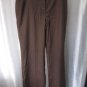 Merona Classic Fit  Junior Size Brown/Cream Pin Stripe Pants Sz 10 NWWT