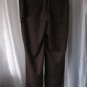 Merona Classic Fit  Junior Size Brown/Cream Pin Stripe Pants Sz 10 NWWT