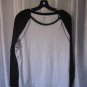 Athletic Works Junior Size Black & White Long Sleeve Shirt/Top Sz XL Pre-Owned