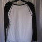 Athletic Works Junior Size Black & White Long Sleeve Shirt/Top Sz XL Pre-Owned