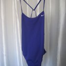 Nike Tess 0032 Purple Competitive One Piece Swim/Bathing Suit Sz 36/10 NWWT