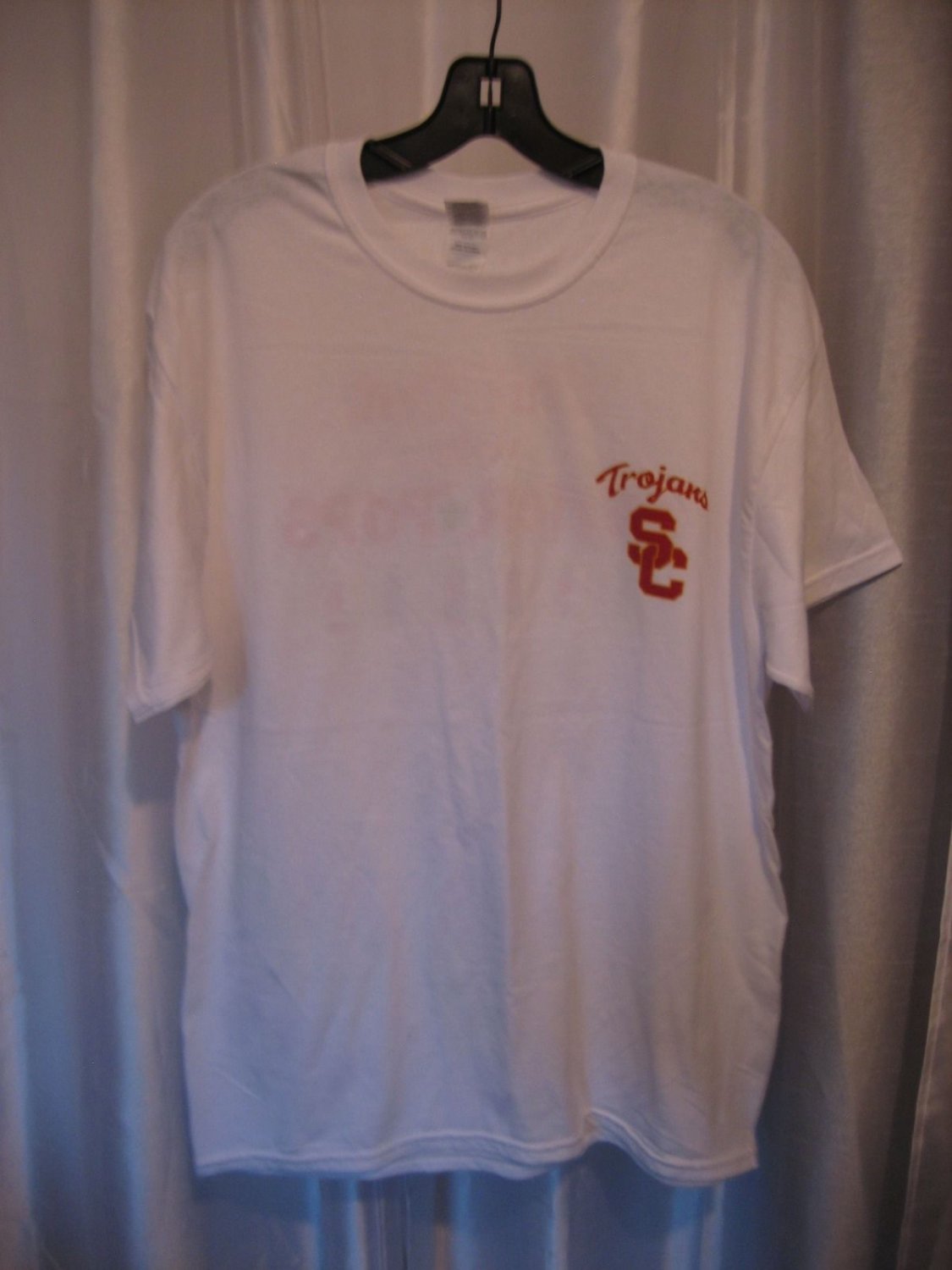 USC Trojans Men's White Cotton T Shirt Chill Out with Otter Pops Sz L Pre-Owned