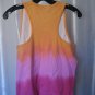 Disney Tinker Bell Junior Size Pink/Orange Tye Dye Tank Top Shirt Sz L Pre-Owned