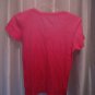 Faded Glory Junior Size Multi Pink 100%Cotton V Neck Shirt Sz XL 16-18 Pre-Owned