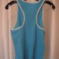 Disney Tinker Bell Junior Size Sleepwear Blue/White Tank Top 100% Cotton Sz L