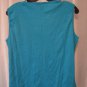 K I K I T Junior Size Turquoise Tank Top Shirt Sz XL 60%Cotton/40%Nylon PreOwned
