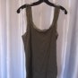 H&M Basic Junior Size Olive Green Lace Straps Sleeveless Tank Top Sz XL PreOwned