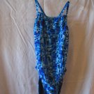 Speedo Pro LT Blue Harmony Junior Size One Piece Swim/Bathing Suit Sz 8/34 NWWT