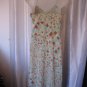 Express Junior Size Spaghetti Strap Aqua/Tan/Brown Checked Sundress Sz 9/10 NWNT