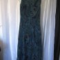 Studio I Women's Junior Size Multi Blue Sleeveless Dress Sz 8 NNT 100% Polyester