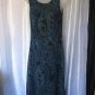 Studio I Women's Junior Size Multi Blue Sleeveless Dress Sz 8 NNT 100% Polyester