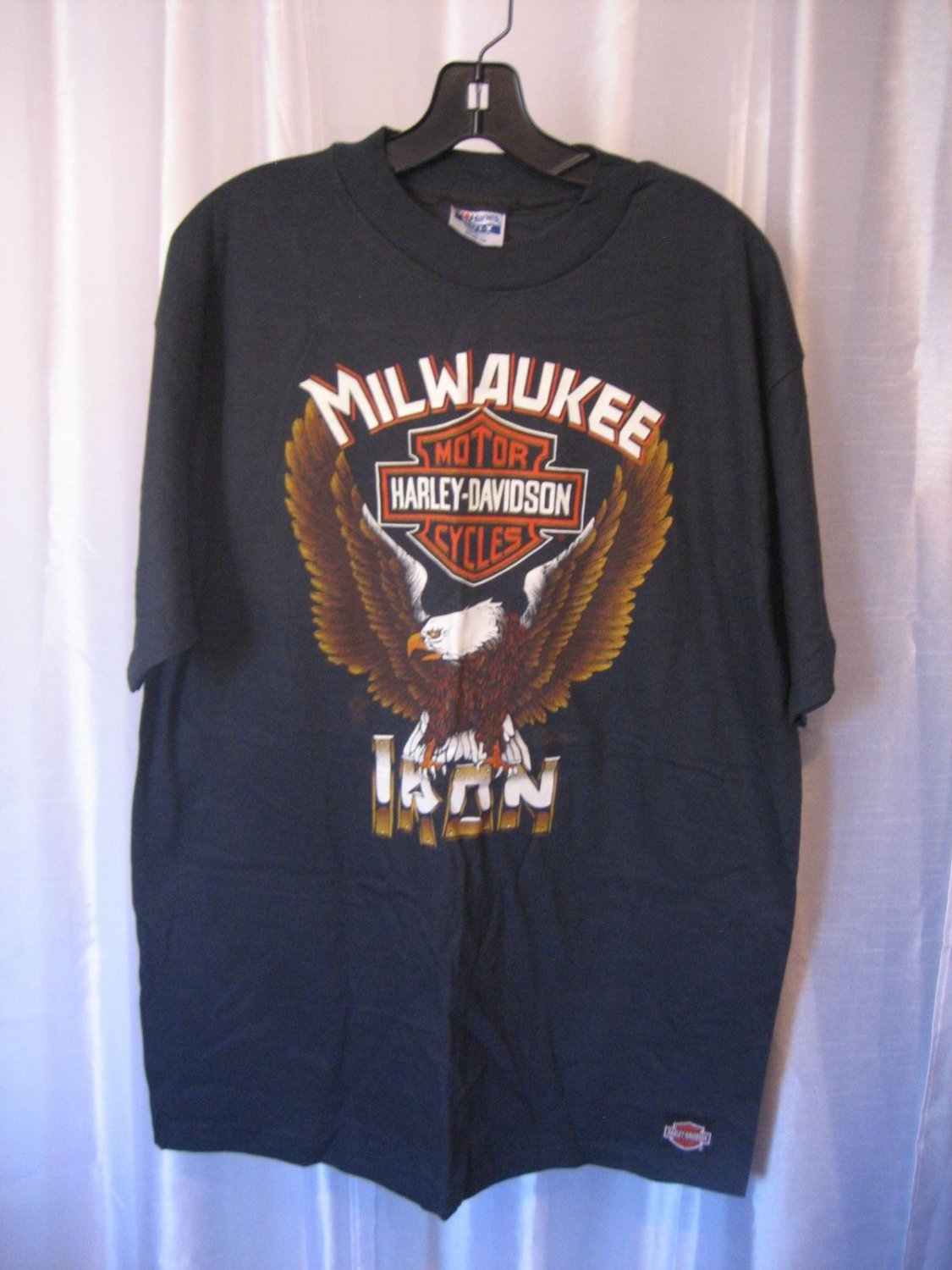 Harley-Davidson Palm Springs Men's Navy 100%Cotton T Shirt Sz XL 46-48 Pre-Owned