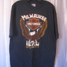 Harley-Davidson Palm Springs Men's Navy 100%Cotton T Shirt Sz XL 46-48 Pre-Owned