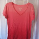 Faded Glory Junior Size Shaded Peach Short Sleeve Shirt/Top Sz XL (16-18) NWNT