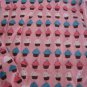 Infant Girl's Pink Cupcake 2 Piece Shirt & Pant Pajama Set Cotton Sz 18-24M NWWT