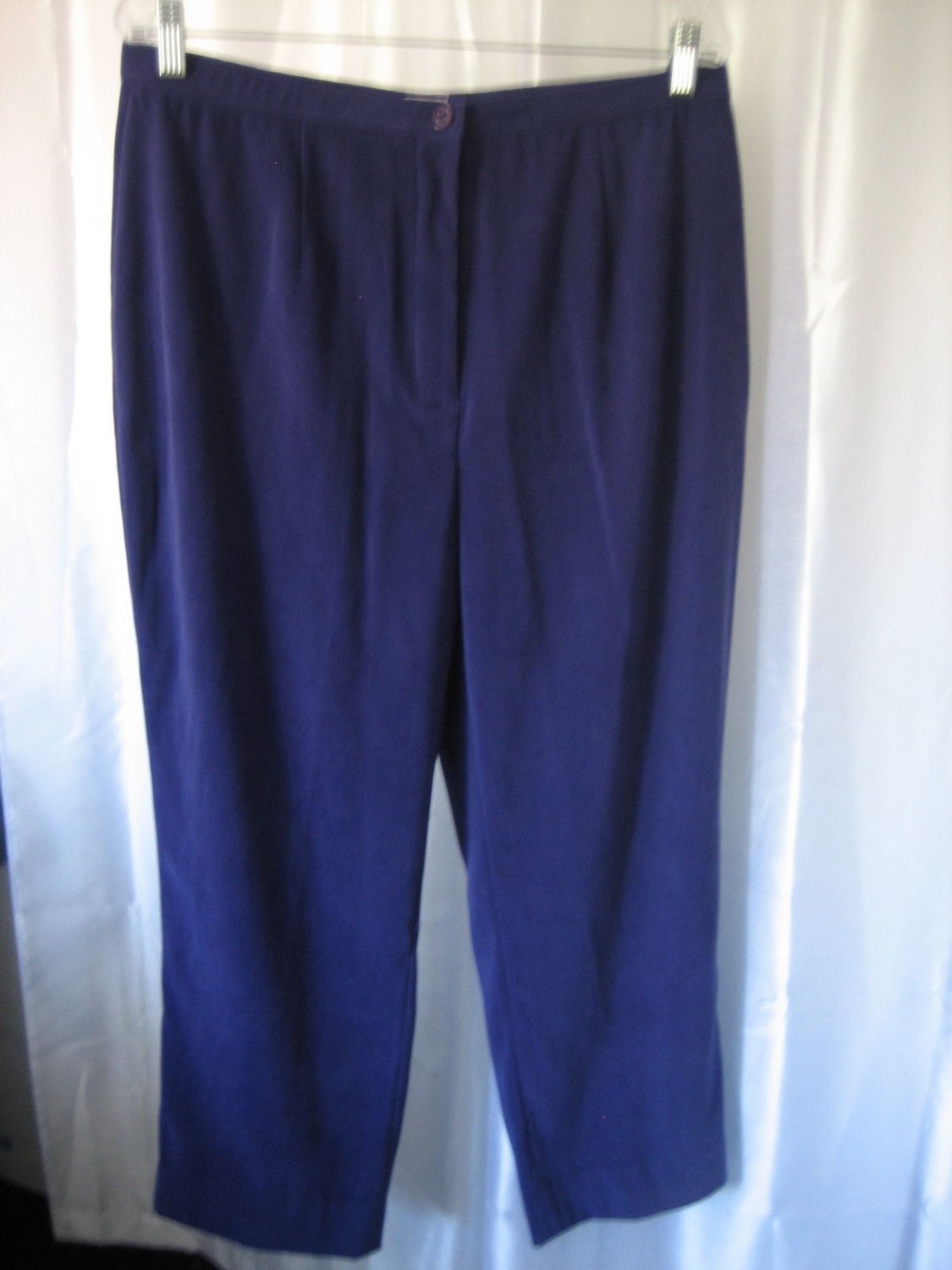 Draper's & Damon's Stretch Women's Purple Dress Pants  Sz 16 Pre-Owned
