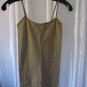 M & B Junior Size Solid Beige Stretch Spaghetti Strap Cami Tank Sz One Size NWNT