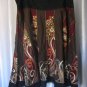 Espressa Junior Size Brown/Multi Color/Black Calf Length Skirt Sz 3X Pre-Owned