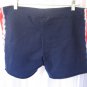 Speedo Junior Size Navy & Red/White Tye Dye Sides USA Shorts Sz XL NWNT