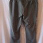 H & M Junior Size Olive Green Drawstring/Elastic Waist Capri/Cropped Pants Sz L