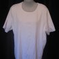 White Stag Stretch Women's White Shirt/Top Sz X/18W/20W Pre-Owned 62%Polyester