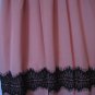 Sweet Storm Junior Size Black & Peach Sleeveless Lace Dress Sz L New No Tags