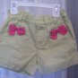 Gymboree 2 Piece Short Set Pink Floral Top Mint Shorts Sz 6 PreOwned 100% Cotton