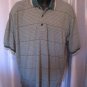Pro Celebrity Men's Green/Tan Button Front Collared Short Sleeve Shirt Sz XL