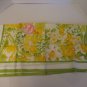 Vintage Avon SW Kent Yellow Floral Tulip/Daffodil 27x27 Scarf 100% Acetate NWNT