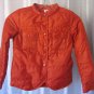 Gingham By Sovereign Code Girl's Orange Animal Print Puffy Jacket Sz XS NWWT