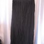Women's Solid Black Mid Calf Boho Peasant Skirt Sz S Pre-Owned 100% Rayon