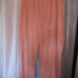 Kenji Peach Junior's Elastic Waist Long Pants Sz XL Pre-Owned 100% Polyester
