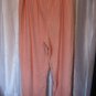 Kenji Peach Junior's Elastic Waist Long Pants Sz XL Pre-Owned 100% Polyester